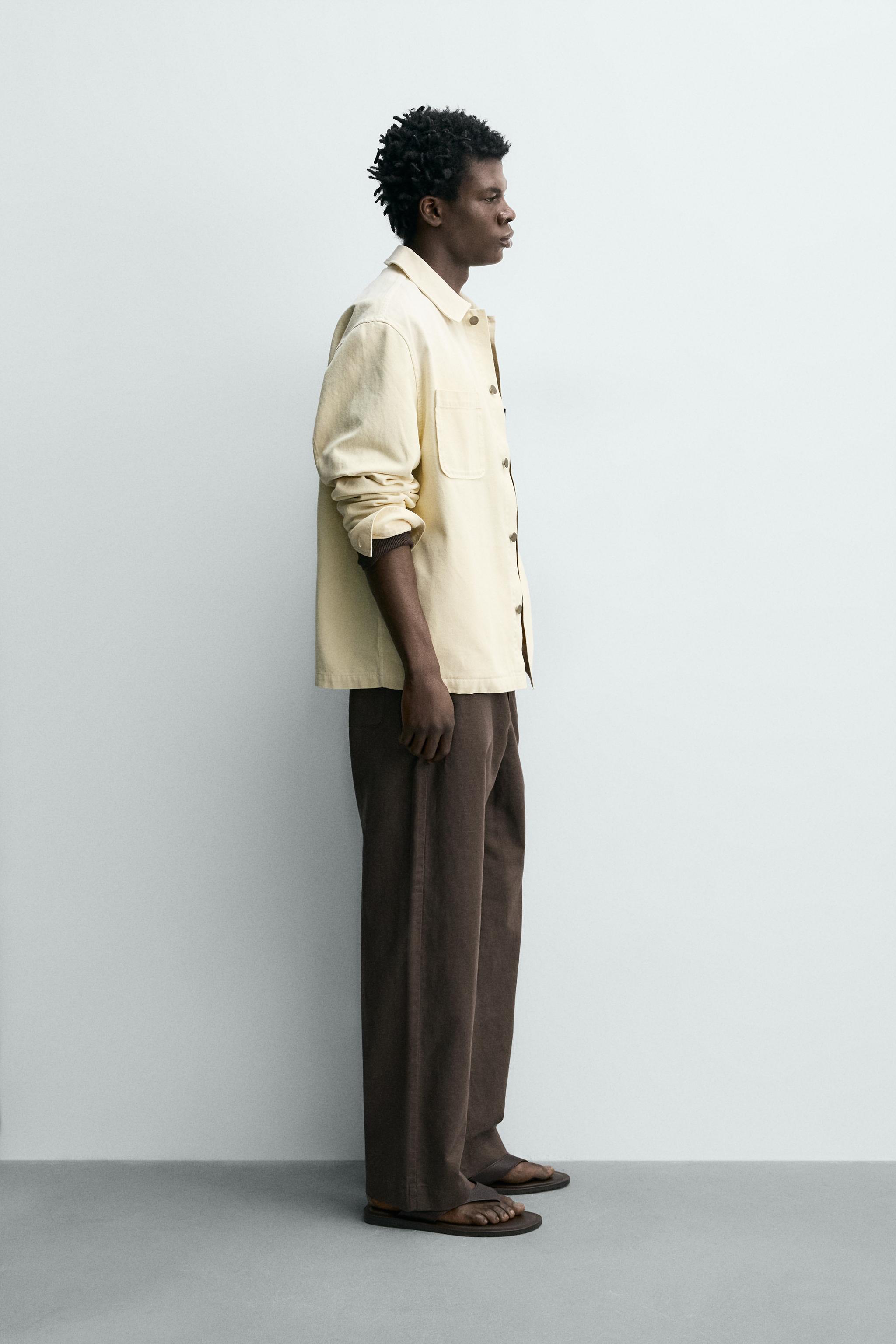 HEMP - COTTON STRAIGHT FIT PANTS